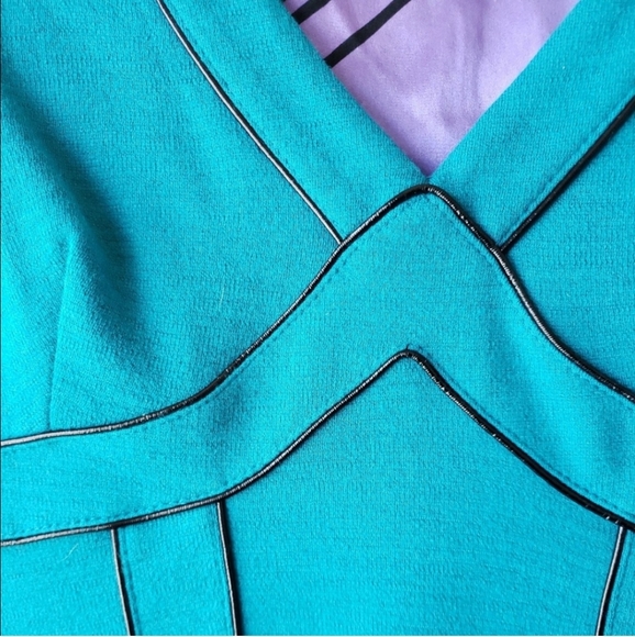 Alberto Makali Sheath Dress Turquoise Lined - Picture 4 of 5
